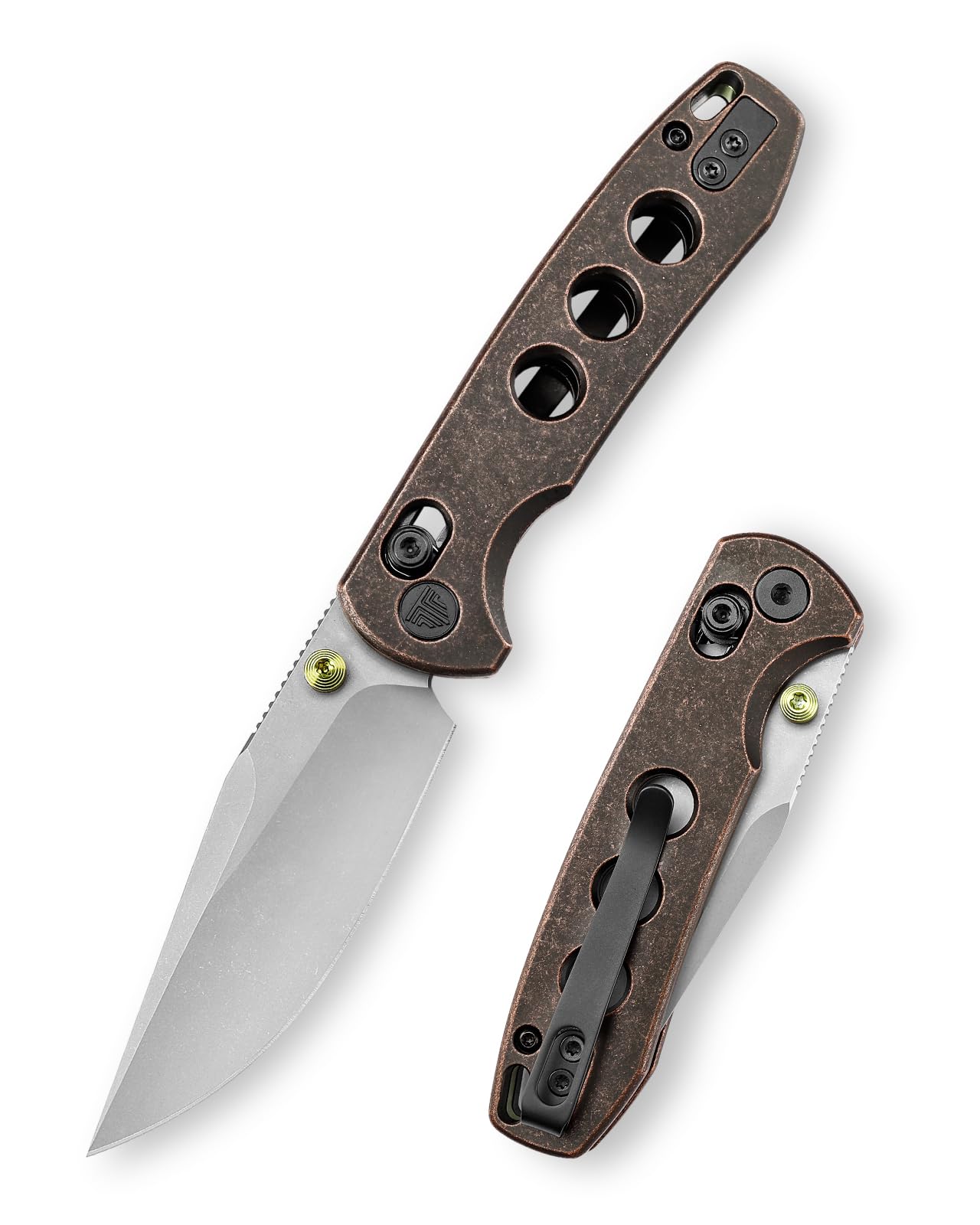 Amazon.com: TRIVISA Pocket Knife, 3'' Sandvik 14C28N Blade Folding