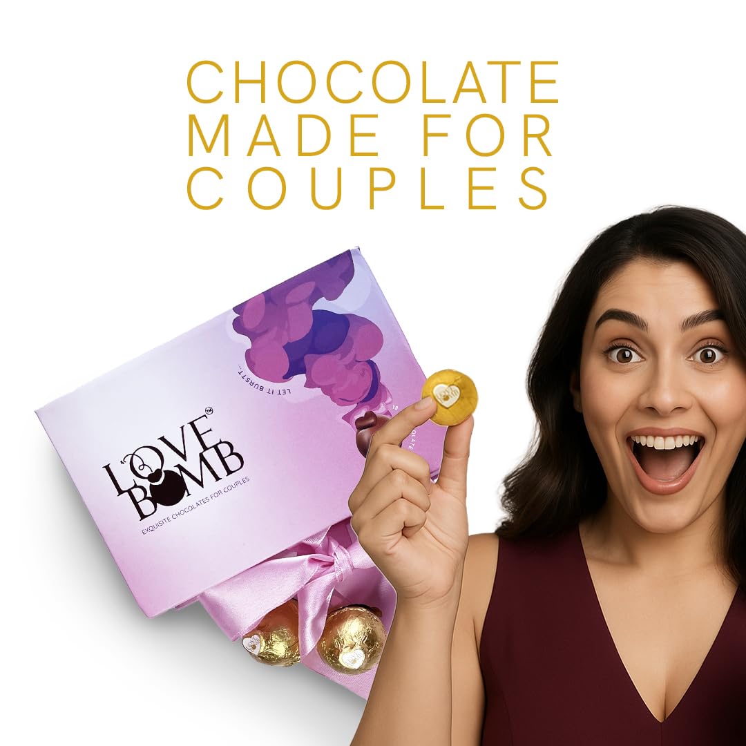 Love Bomb - Exquisite Chocolates for Couples Pack of 6 : Amazon.in