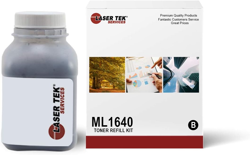 Black Toner Refill Kit w/chip compatible with Samsung ML-1640