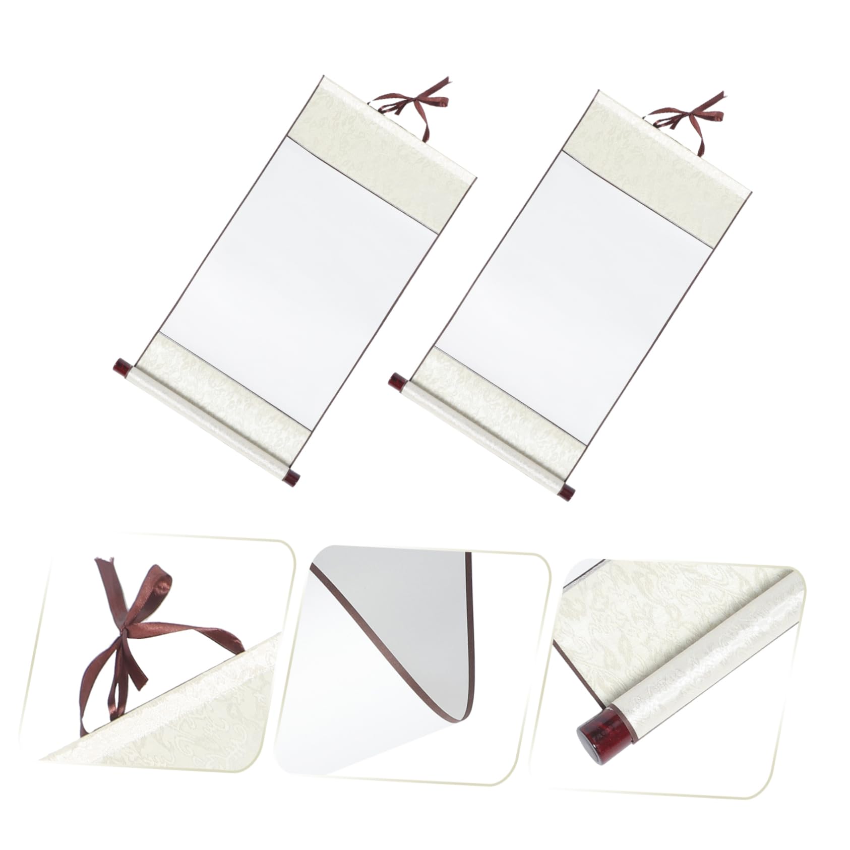 Operitacx 4 set Pergamena Vuota Calligrafia Carta Xuan Appesa Vuota 2 pezzi * 4