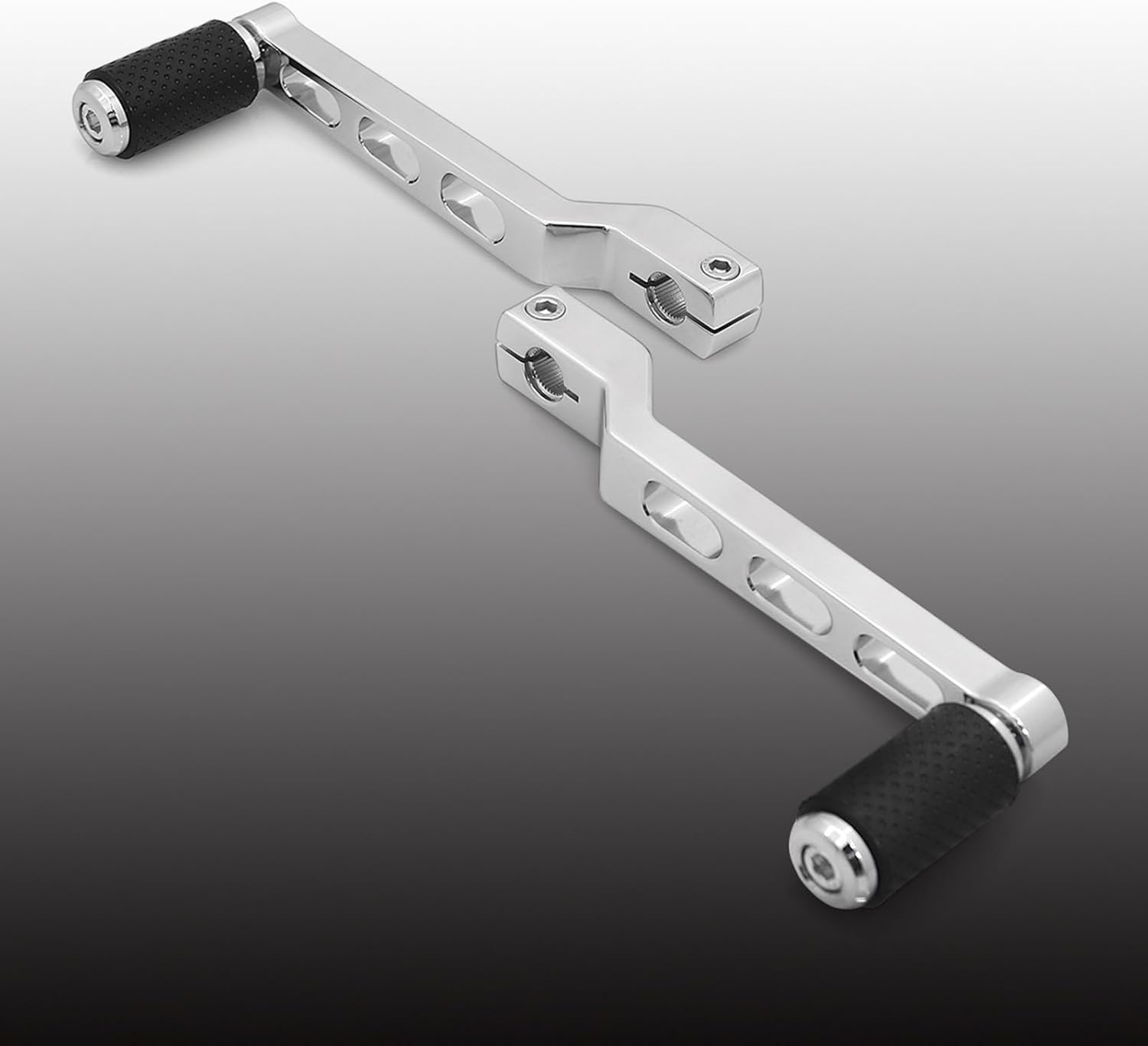 Chrome Defiance Heel Toe Shift Levers Pedal for Harley Touring FL Street Road King Electra Glide softail Fatboy Deluxe 1990-2023