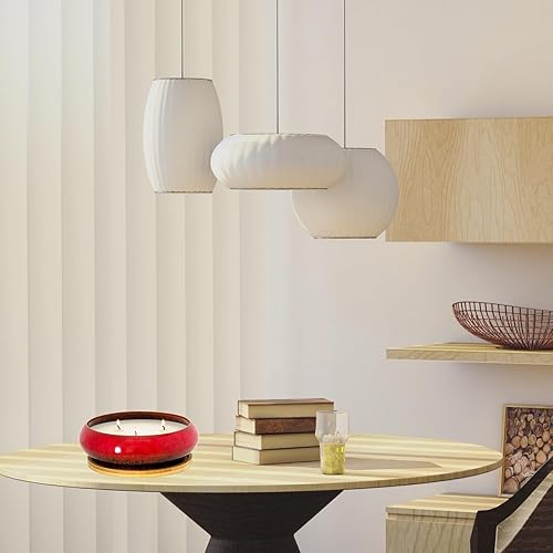 Miniatura 4 de Velas perfumadas de lavanda, 3 mechas grandes, 17 onzas, regalos de aromaterapia para mujeres, velas decorativas de soja natural con aroma de larga