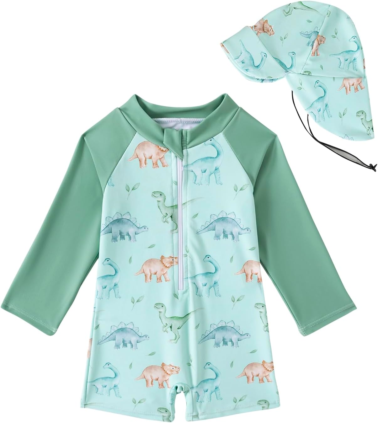 Baby Boys’ Toddler Rash Guard Swimsuit Long Sleeve Sun Protection One Piece Zipper Bathing Suit with Sun Hat Beach Swimwear Baby Boys’ Toddler Rash Guard Swimsuit Long Sleeve Sun Protection One Piece Zipper Bathing Suit with Sun Hat Beach Swimwear