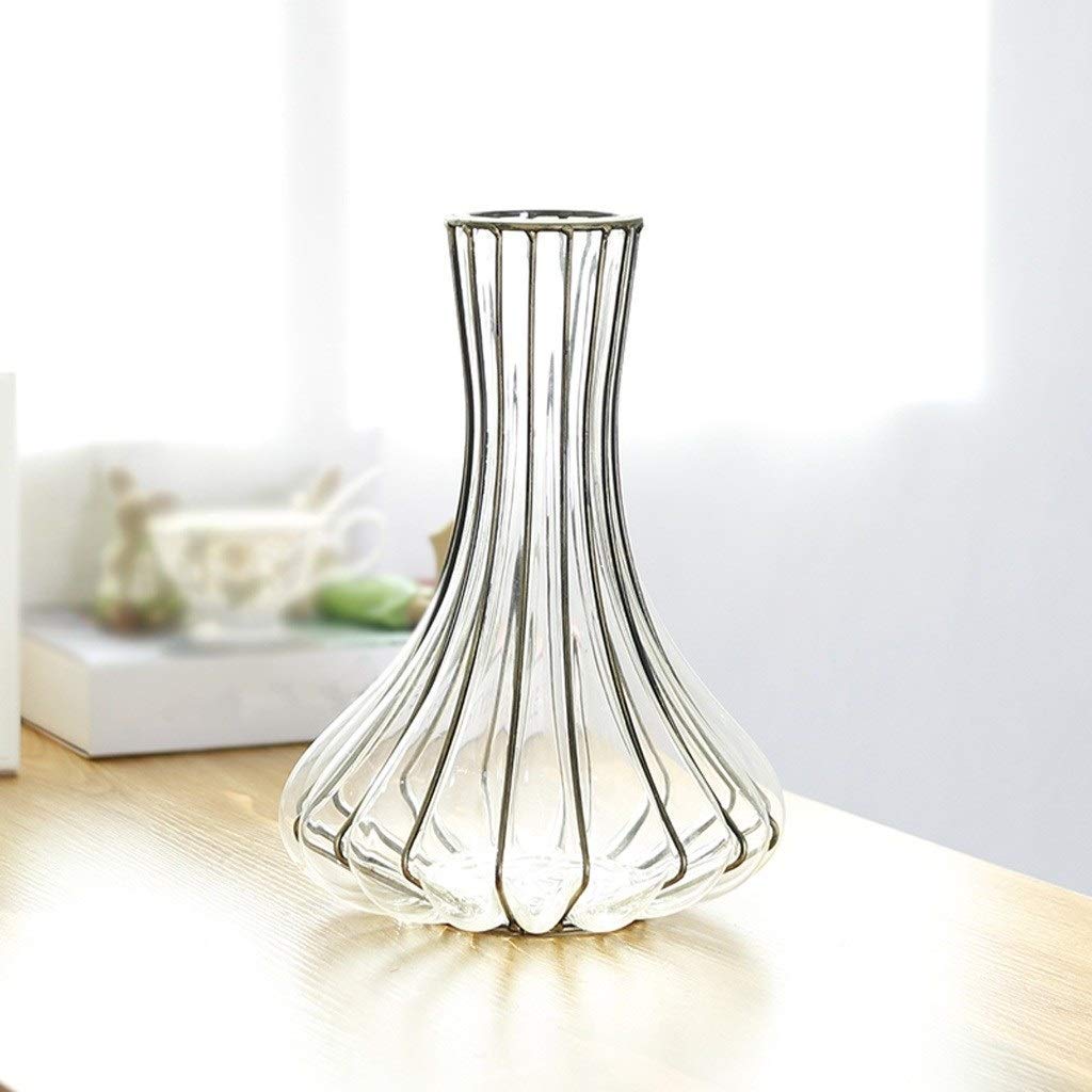 Vase en verre haut de gamme MU blanc style antique pour maison