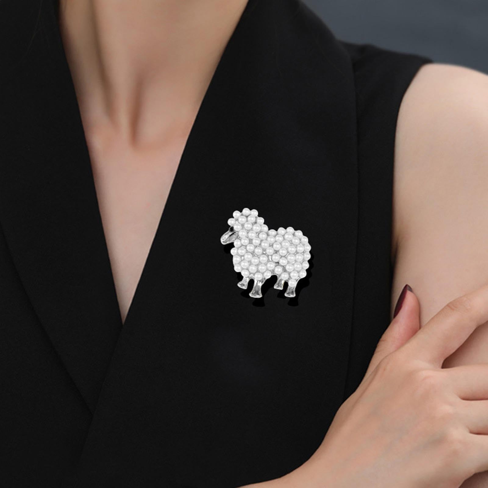 Spille Di Perle A Forma Di Pecora - Accessori Carini Per Vestiti - Foto 12