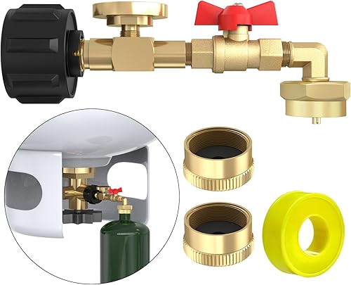 Vista 8 de Adaptador de repuesto de propano trenzado de acero inoxidable de 36 pulgadas QCC1 tipo entrada de propano de extensión de manguera de recambio