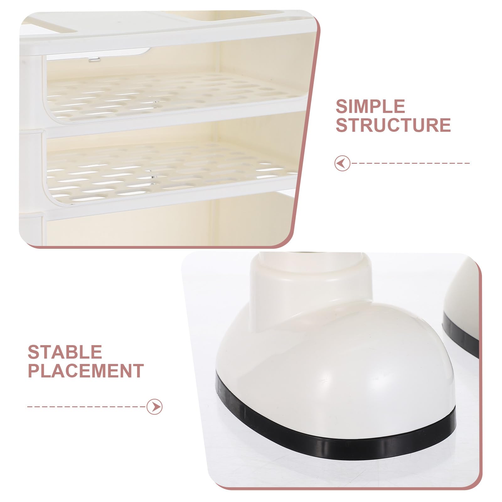Toddmomy Ripiano portaoggetti per router: supporto per router di rete a 3 strati, scatola portaoggetti per modem, copertura per scatola cavi, organizer per la gestione delle prese multiple,