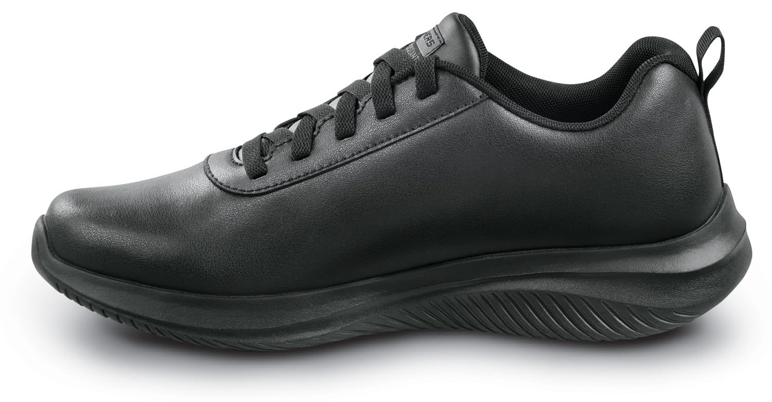 Skechers Work Ultra Flex 3.0, Eric, Zapatos de trabajo para hombre, puntera suave, EH, MaxTrax antideslizante, Oxford, zapatos de trabajo