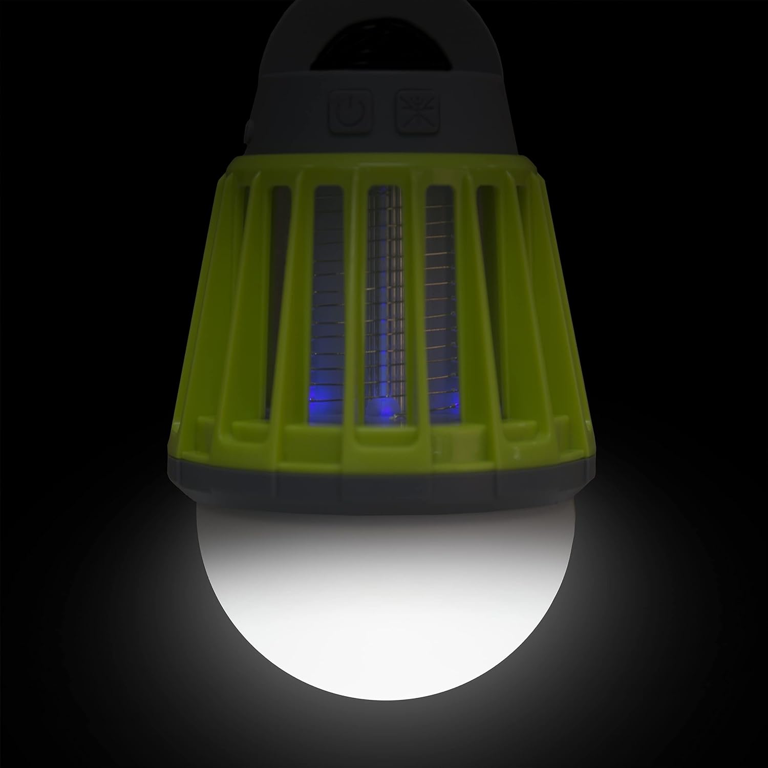 Stansport Insect Zapper & Lantern Combo – 180 Lumen LED Camping Light with 3 Brightness Settings – USB Rechargeable Bug Zapper with 500V Electric Grid – Portable Outdoor Lantern for Tents & Patios
