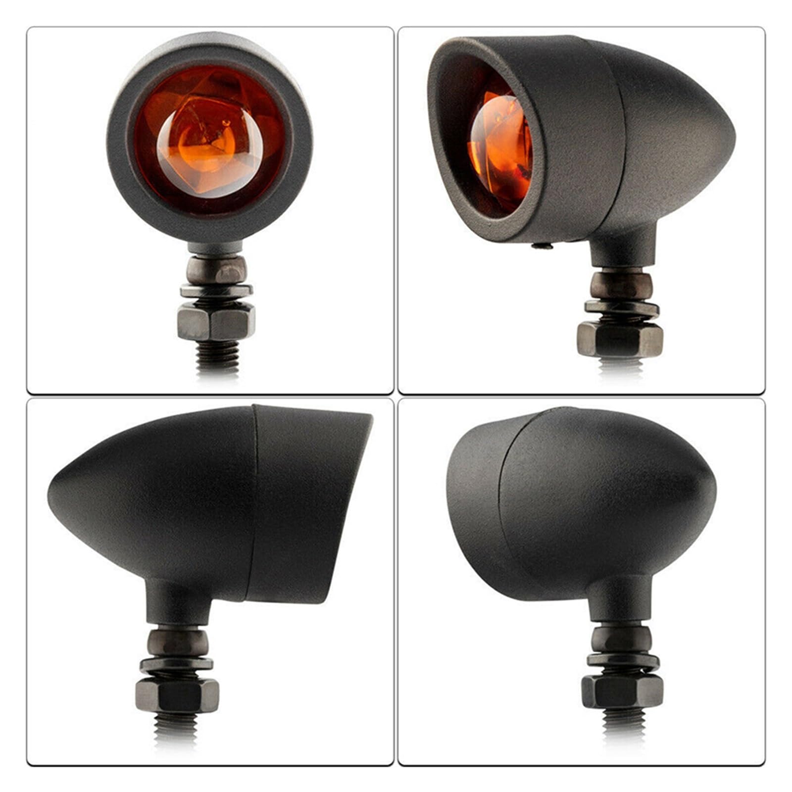 Clignotant Clignotants 1 Paire Moto LED Clignotants Feux De Freinage Feu De Signalisation Feu - Lampe Pour Café Racer