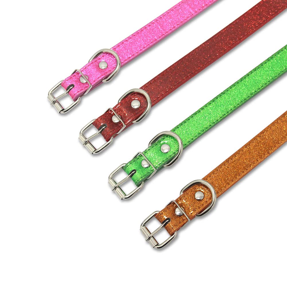 Newtensina Set van 3 stijlvolle honden- en kattenhalsbanden van zacht suède met vlinderdas, halsband en riem voor kleine honden en katten, roze, XXS