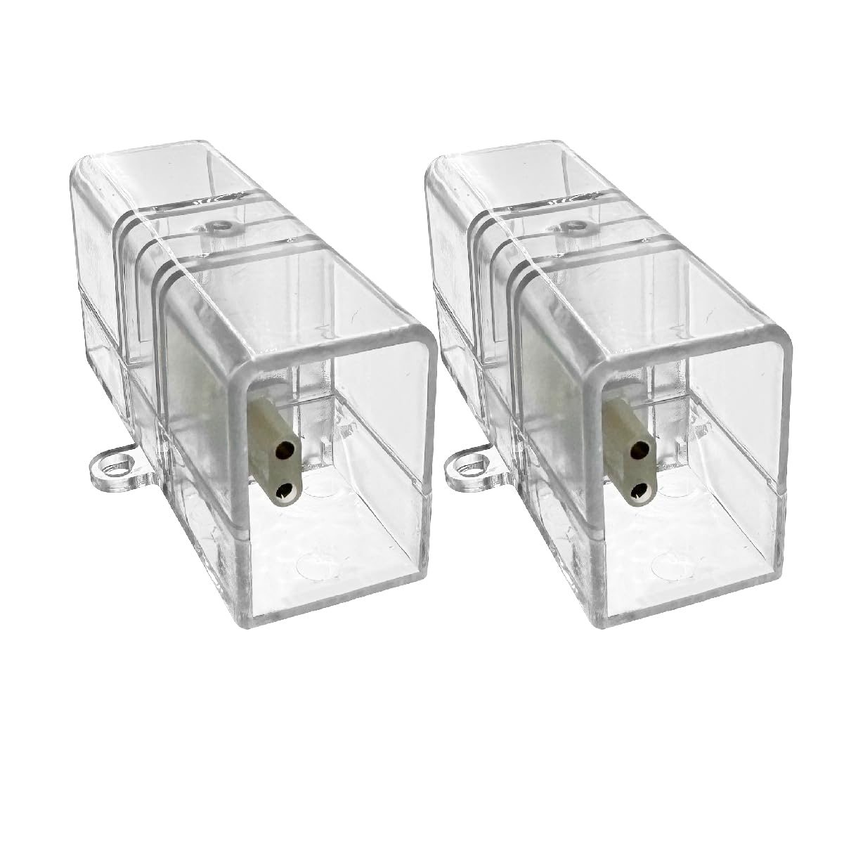 2 Pack Hexagon Garage Light Connectors 180° I-Connector 2 Pin 2 Way Hexagon LED Lights Tubes DIY Hex Light Accessories Replacement/Spare for Honeycomb Lighting Systems