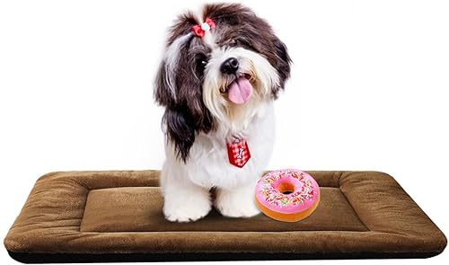 Miniatura 33 de Camas para Perros Almohadilla de Jaula para Perros Grandes Cama de Jaula para Perros Ultra Suave Lavable y Antideslizante Almohadilla de Perrera
