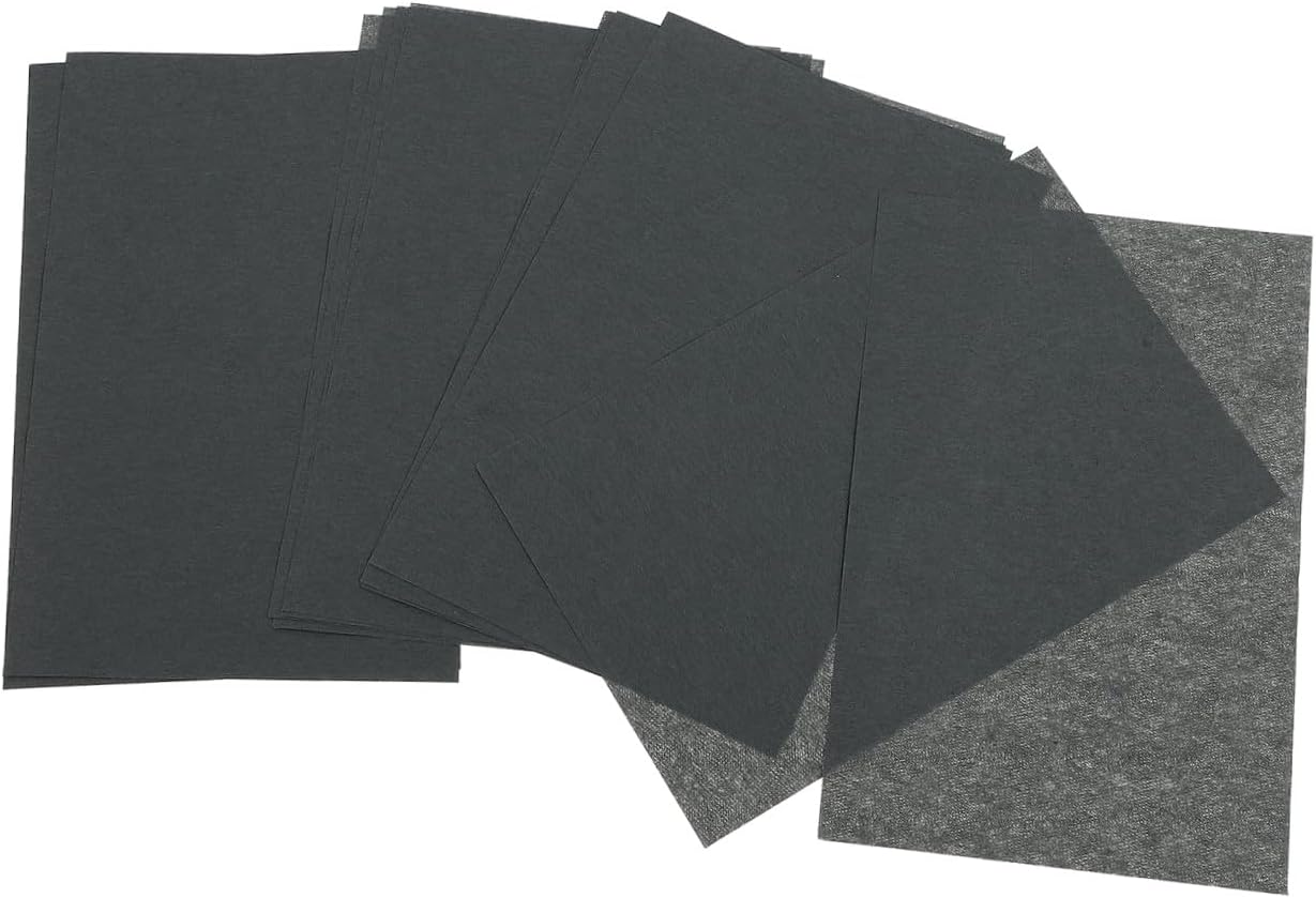 Alipis 2 Sets 200 Sheets Charcoal Facial Oil Blotting Paper Absorbing Tool for Oily Skin Face Care and Makeup Touch-up