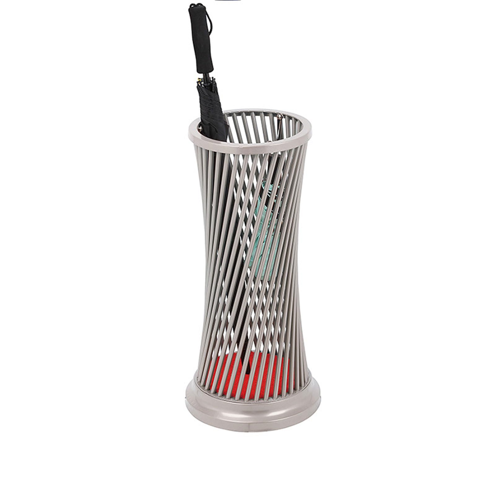 BHFPFZA Large Capacity Metal Umbrella Stand, Elegant Commercial Support for Hotels & Lobbies, Space-Saving Umbrella Holder, Stylish Entryway
