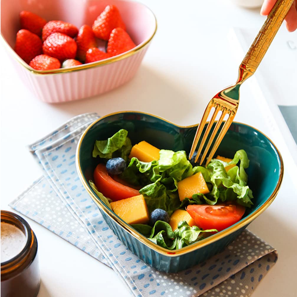 1pc Cuenco Adorable Cuenco versátil Tazón de té de la Tarde Bocadillos Postre Cuenco Cuenco de cerámica Cuencos para Servir Ensaladas Tazón de Fruta Cereal Pasta Cuenco para Mezclar