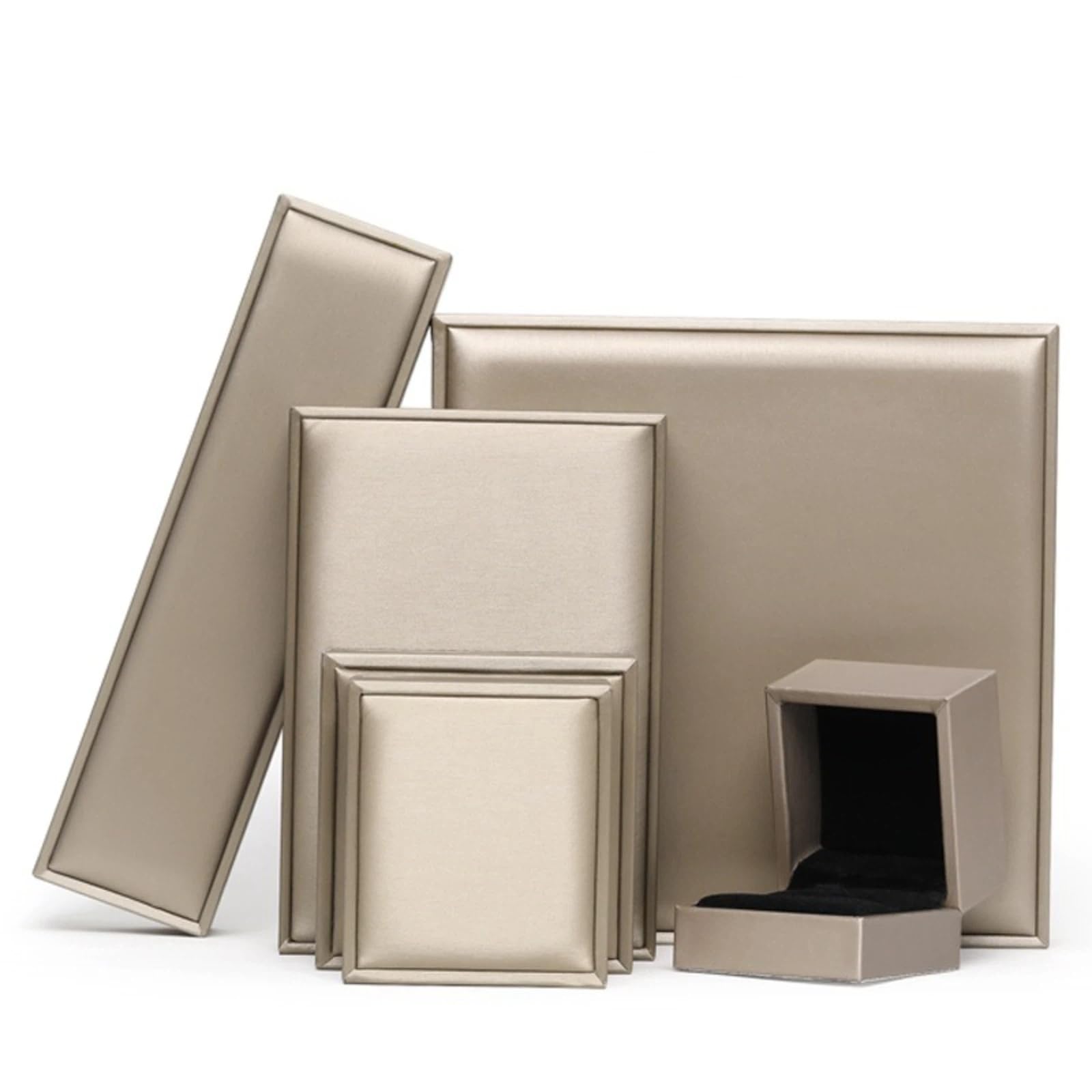 QZYANXHCT PU leather rings, earrings, pendants, necklaces, bracelets, jewelry boxes