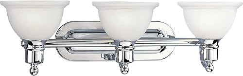 Miniatura 1 de Progress Lighting P3163-15 Soporte de baño de 3 luces, cromo pulido