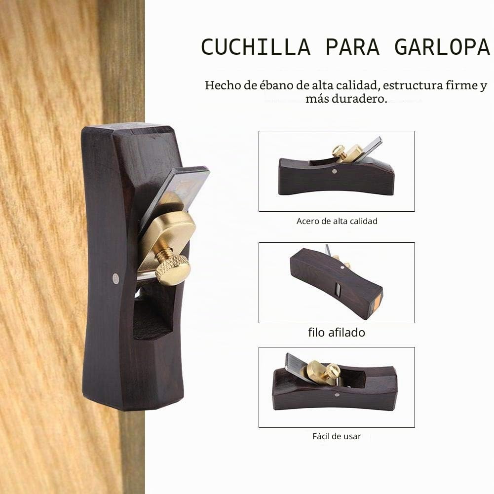 Mini herramienta de mano de cepilladora de madera, herramienta de mano de plano de madera de fondo de Plano de recorte de madera para carpintería artesanal de bricolaje, alisado de superficie de