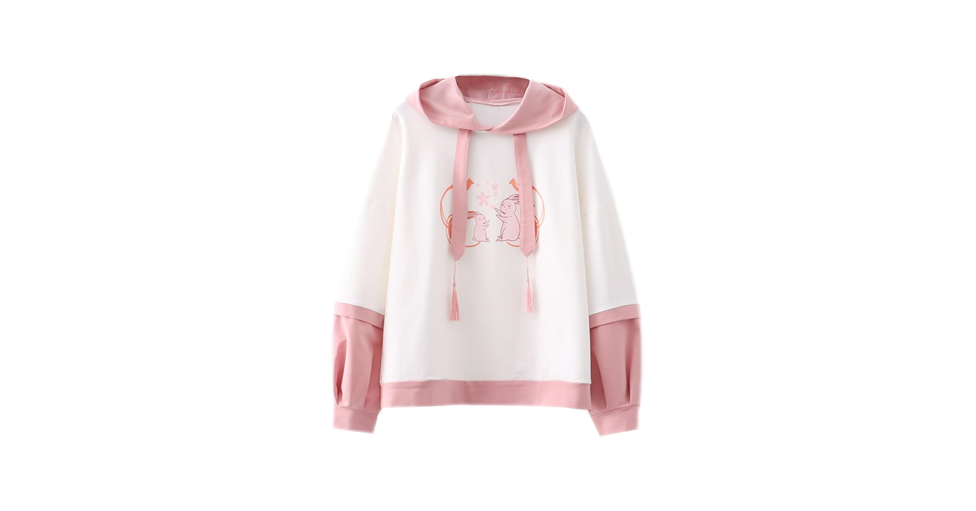 Katie BUNNY DOLL hood スウェット　パーカー　パープル　S Katie BUNNY DOLL hood スウェット パーカー パープル S