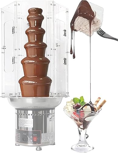 Cubierta de fuente de chocolate de 4 a 7 niveles, cubierta de torre de fusión de fuente de chocolate de PVC, a prueba de polvo y viento, para