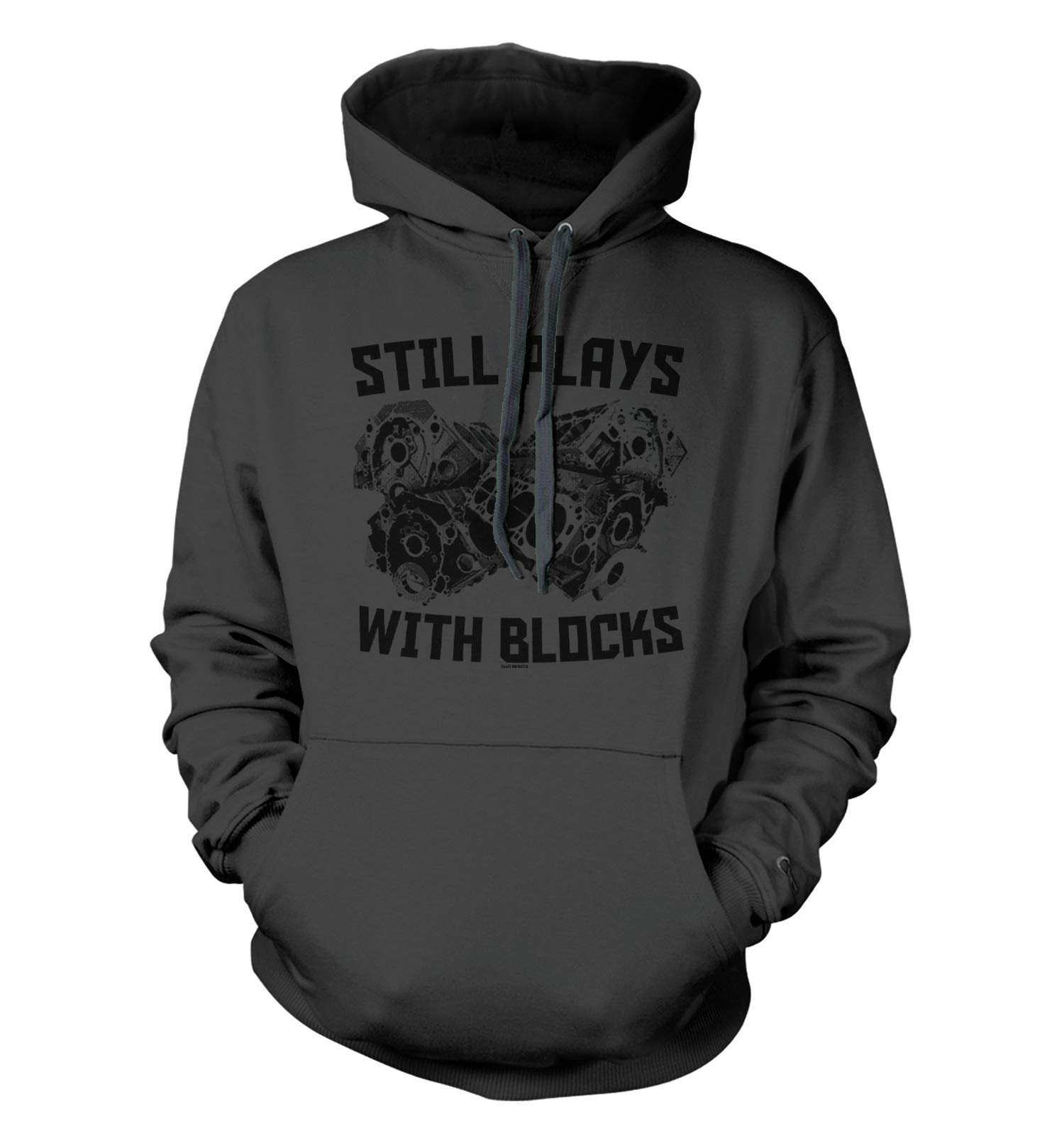 Still Plays with Blocks - Engine Horse Power Unisex Hoodie Sweatshirt