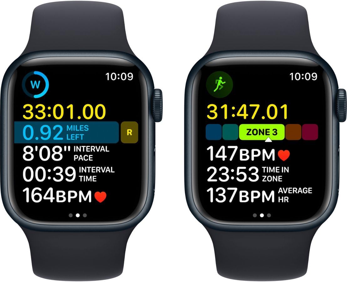 Amazon.com: Apple Watch Series 8 [GPS, 41mm] - Midnight Aluminum 