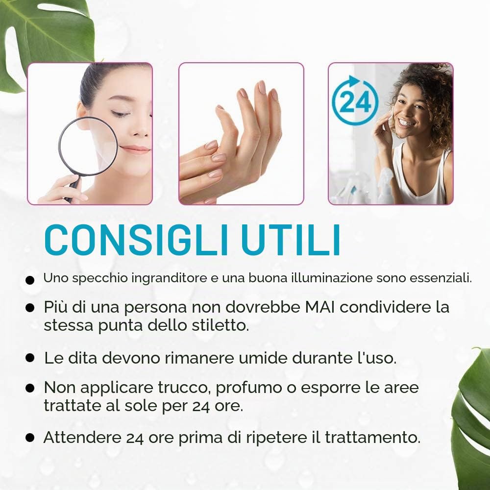 Clean + Easy - Utensili a elettrolisi per depilazione permanente