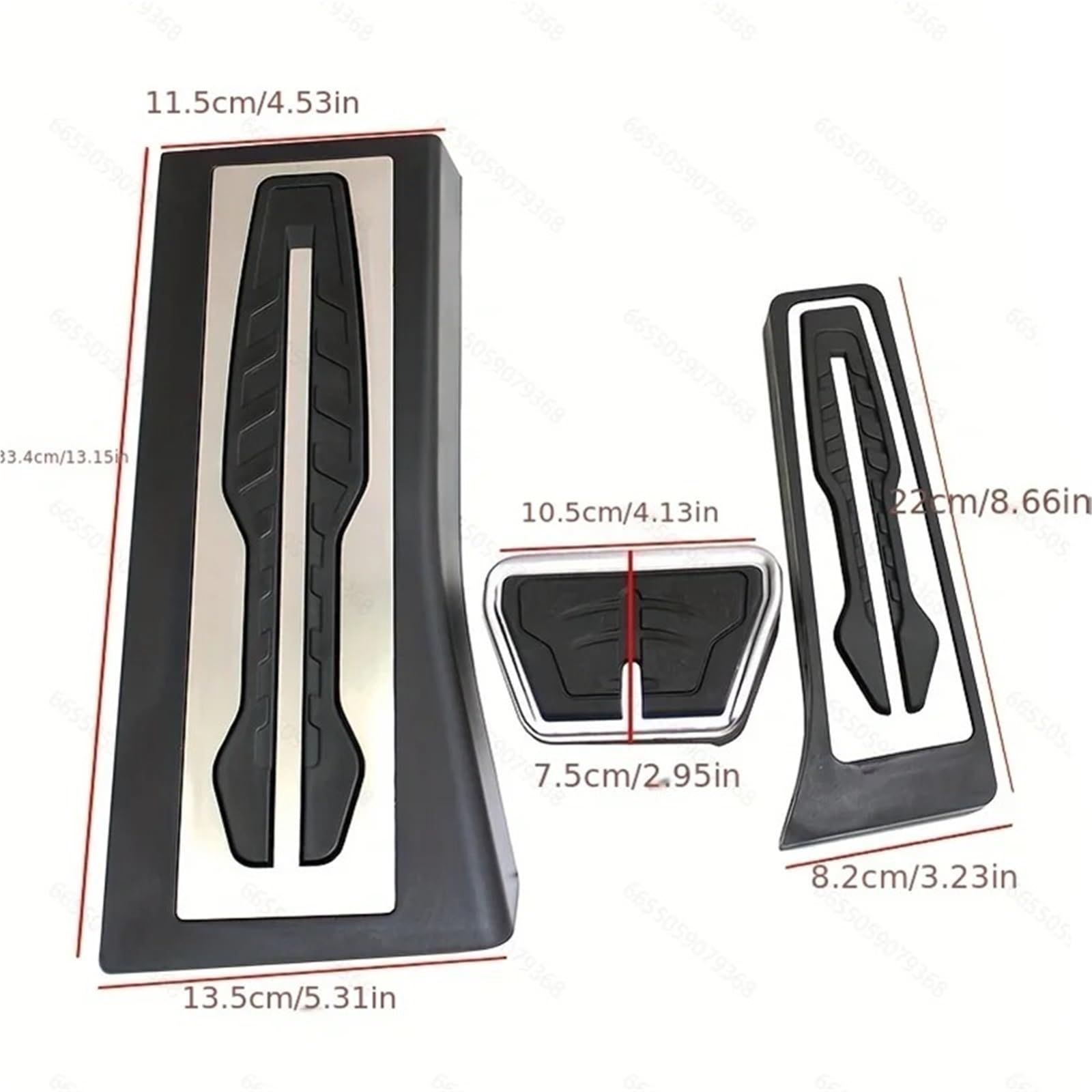 Pedalpad-Kit Für X5 G05 X5M Für X7 G07 2019 2020