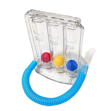 Agavo Deep Breathing Inspiratory, Exerciser, Respirometer, Lung Strengthener Relaxation, Meditation to Practice Yoga, Breath Measurement Device System (Pack of 1)
