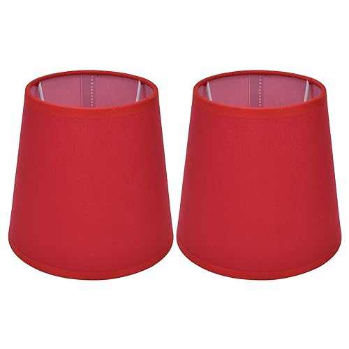Paralume in Tessuto, Cilindrico Stile Europeo Panno Lampshade E14, Lampada