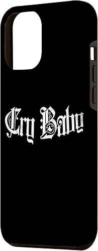Miniatura 2 de iPhone 12 Pro Max Cry Baby Retro Logo gráfico regalo Renaissance Hipster Friends Case