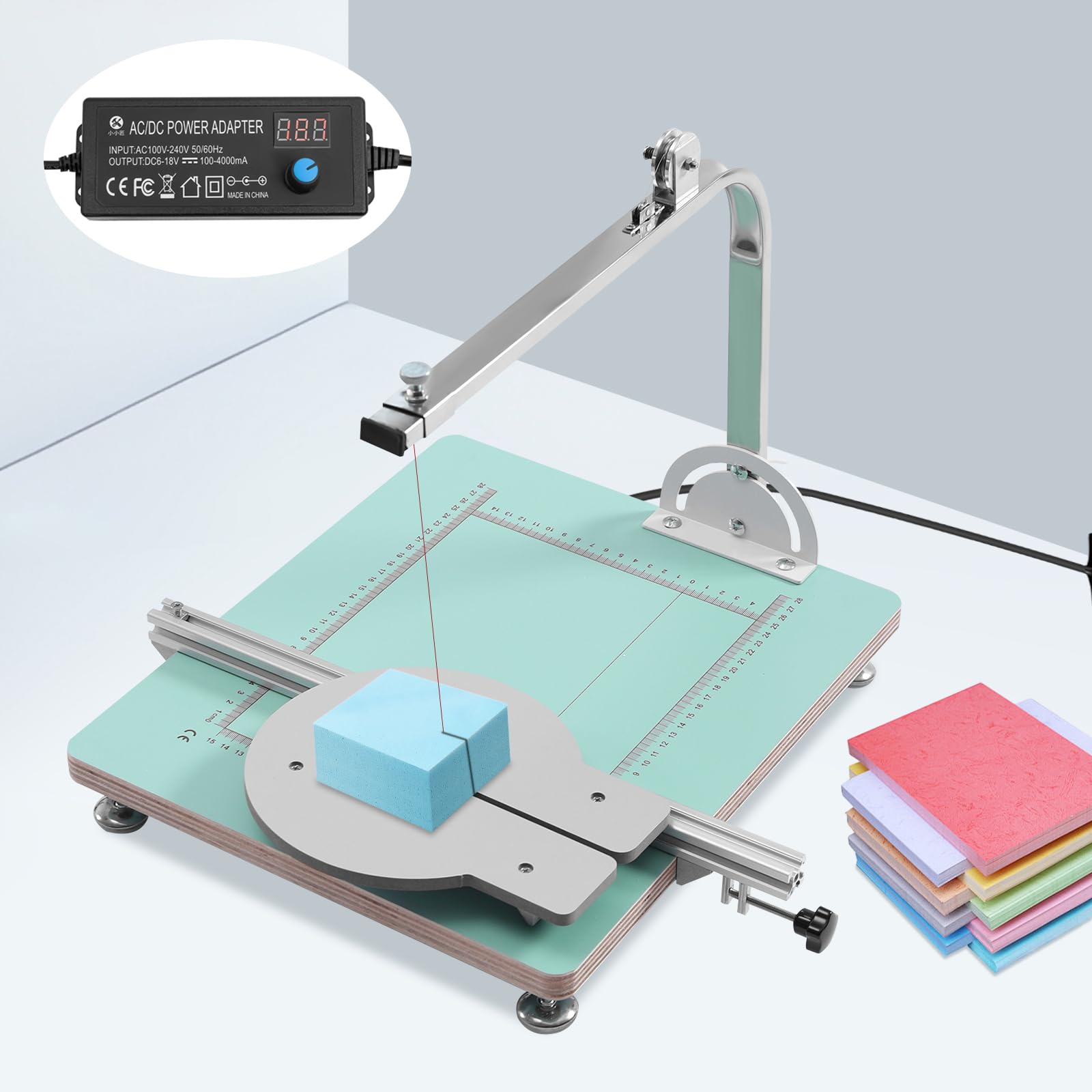 Hot Wire Foam Cutter, Styrofoam Cutter, Foam Cutter Tool, Portable Hot Wire Cutter Table for Cutting, Forming and Sculpting Styrofoam and Other Foam Materials