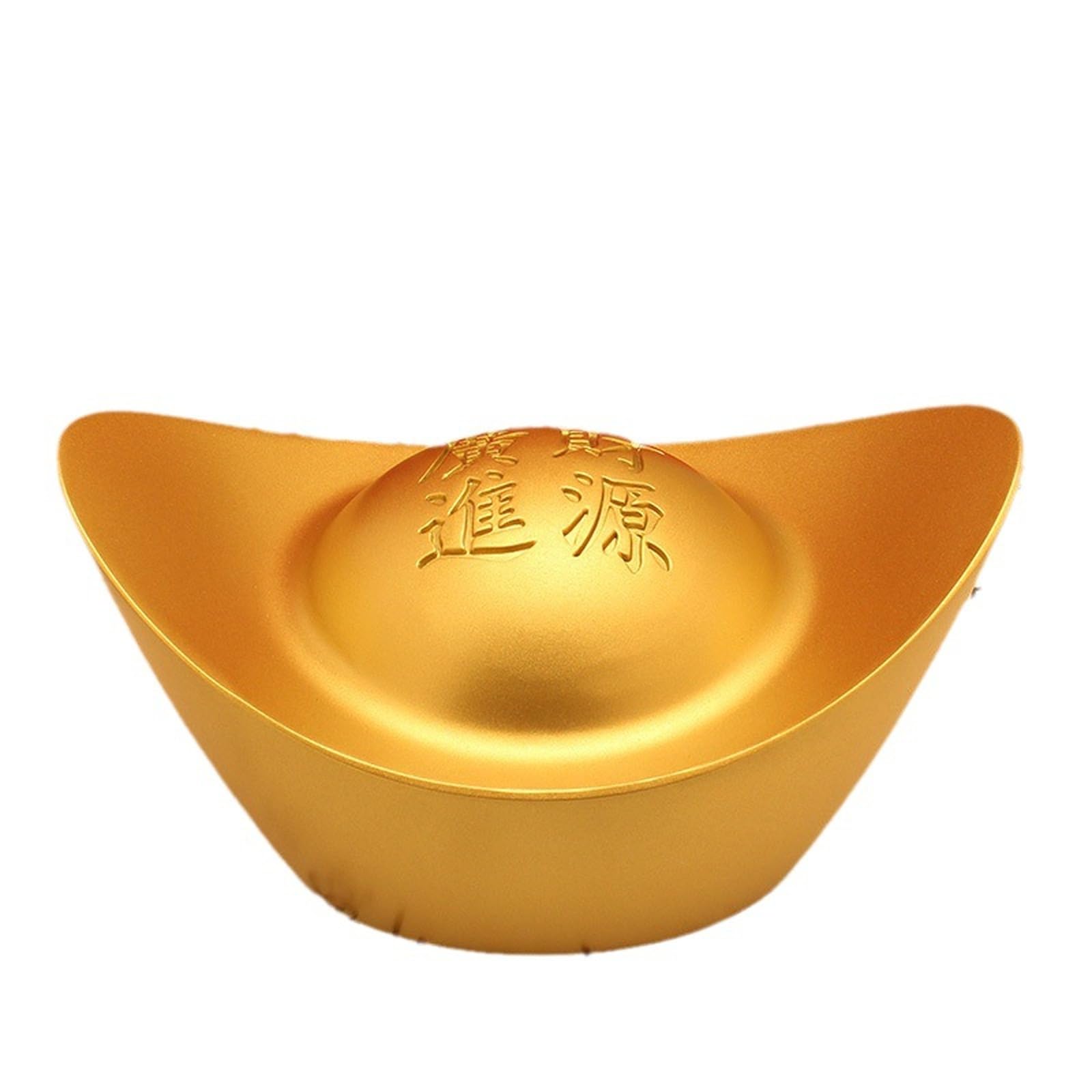 NBKLSWSUI Handmade Brass Brass Ingot Sculpture For Men's Office Desk&man Cave Vintage Decor Unique Feng Shui