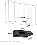 GASLAND 30 Inch Range Hood UC30BSM 700 CFM Under Cabinet Range Hood, Stainless Steel Kitchen Vent Hood, Powerful Stove Vent Hood with LED Lights, Touch Screen, Dishwasher Safe Baffle Filters