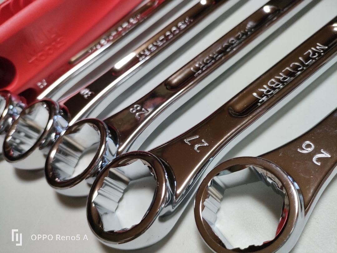 Amazon | マックツールズ 大型コンビネーションレンチ 5本 ミリ  