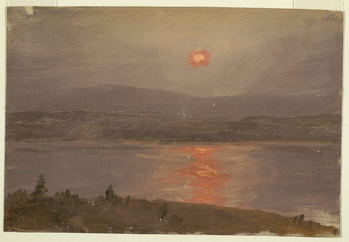 Moderne Art Murale Impression Hudson de Frederic Edwin Church graffiti original - 5