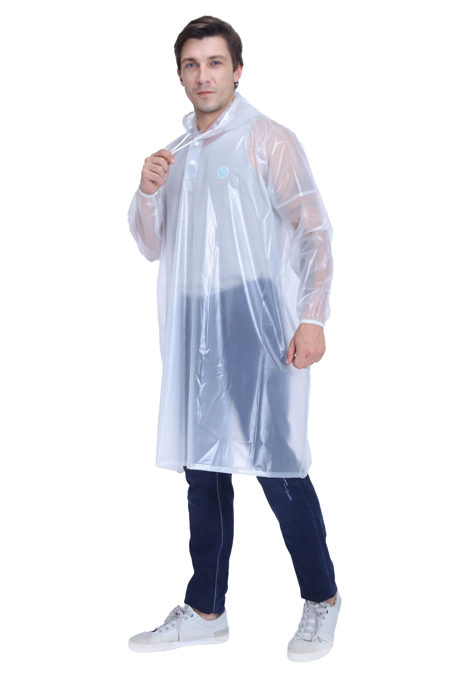 varsha rain wear VARSHA-Transparent Rain Poncho (P014)-picture-25