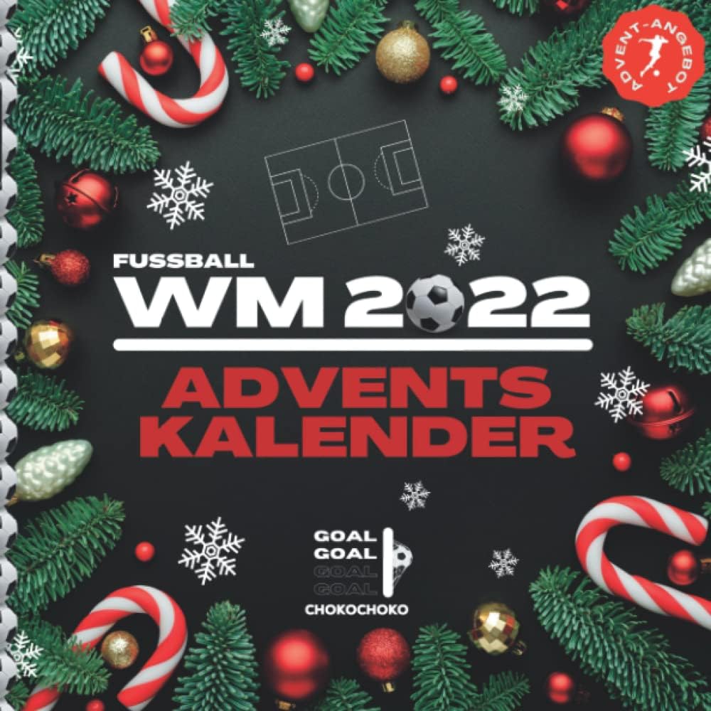 Independently published Fußball WM Adventskalender 2022: 34 Tage DAS Komplettpaket: WM Fakten als Storys, Statistiken, Quizfragen und genauer Spielplan zum mittippen: 96 ... 20.11.-24.12. (German Edition)