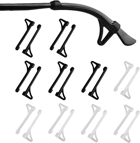 Almohadillas para gafas con gancho, agarres antideslizantes de silicona para las patillas para gafas, ganchos para las orejas, retenedores de gafas,