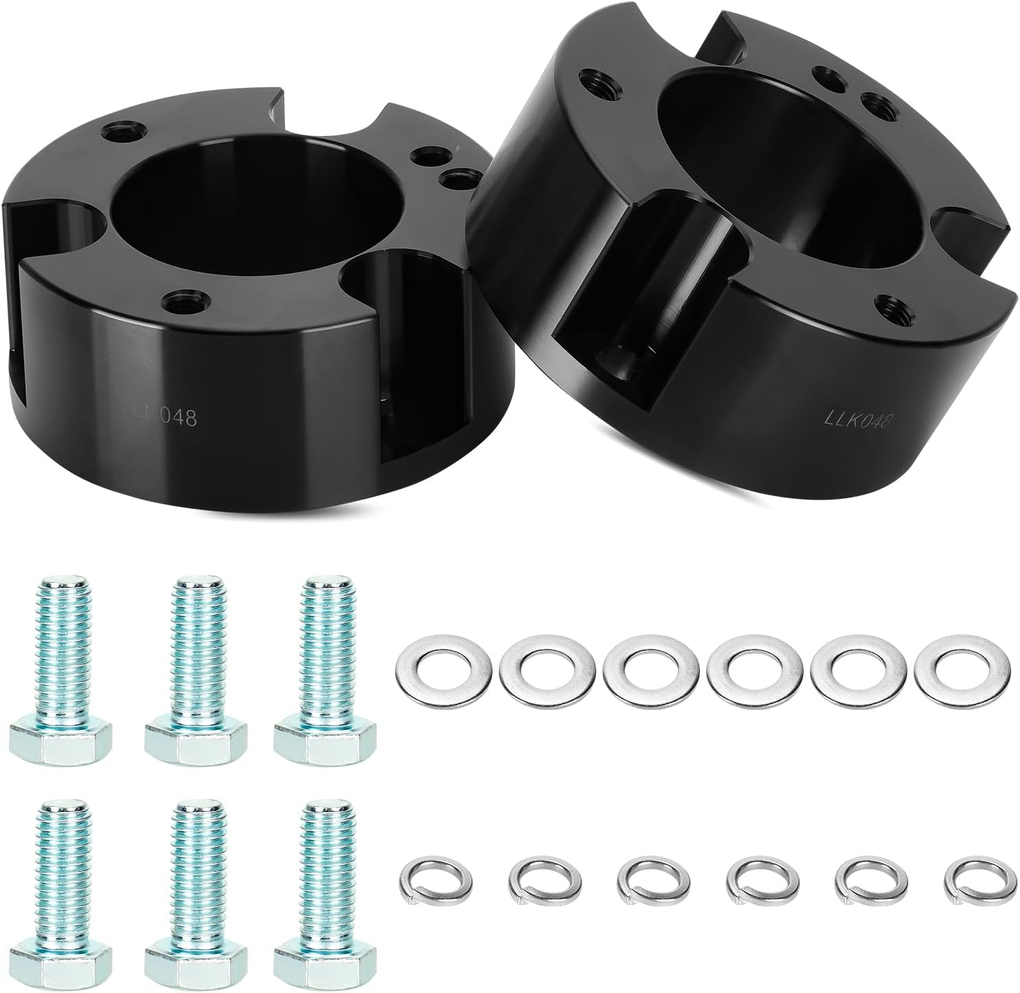 2.5" Front Leveling Lift Kit Compatible with 2019 2020 2021 2022 Ford Ranger 2WD 4WD, Raise 2.5 inch Front Strut Spacers Suspension Lift Kit, Set of 2