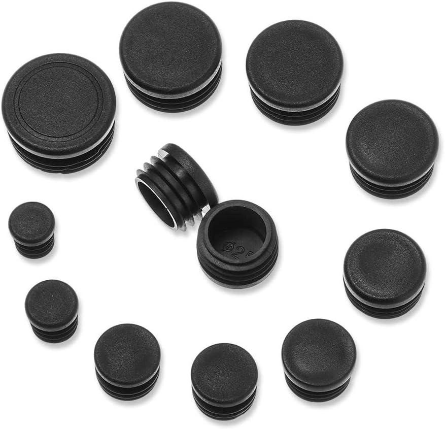 Adjustable Furniture Leg Caps 12-22mm, Dust Proof End Caps for Chair and Table Legs(16mm)