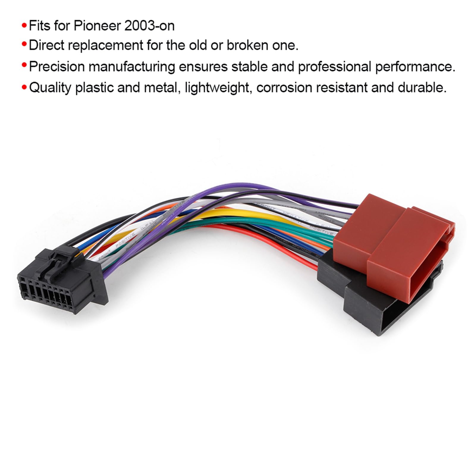 Adattatore ISO A 16 Pin Per Autoradio Pioneer | Compatibile Con Modelli Dal 2003