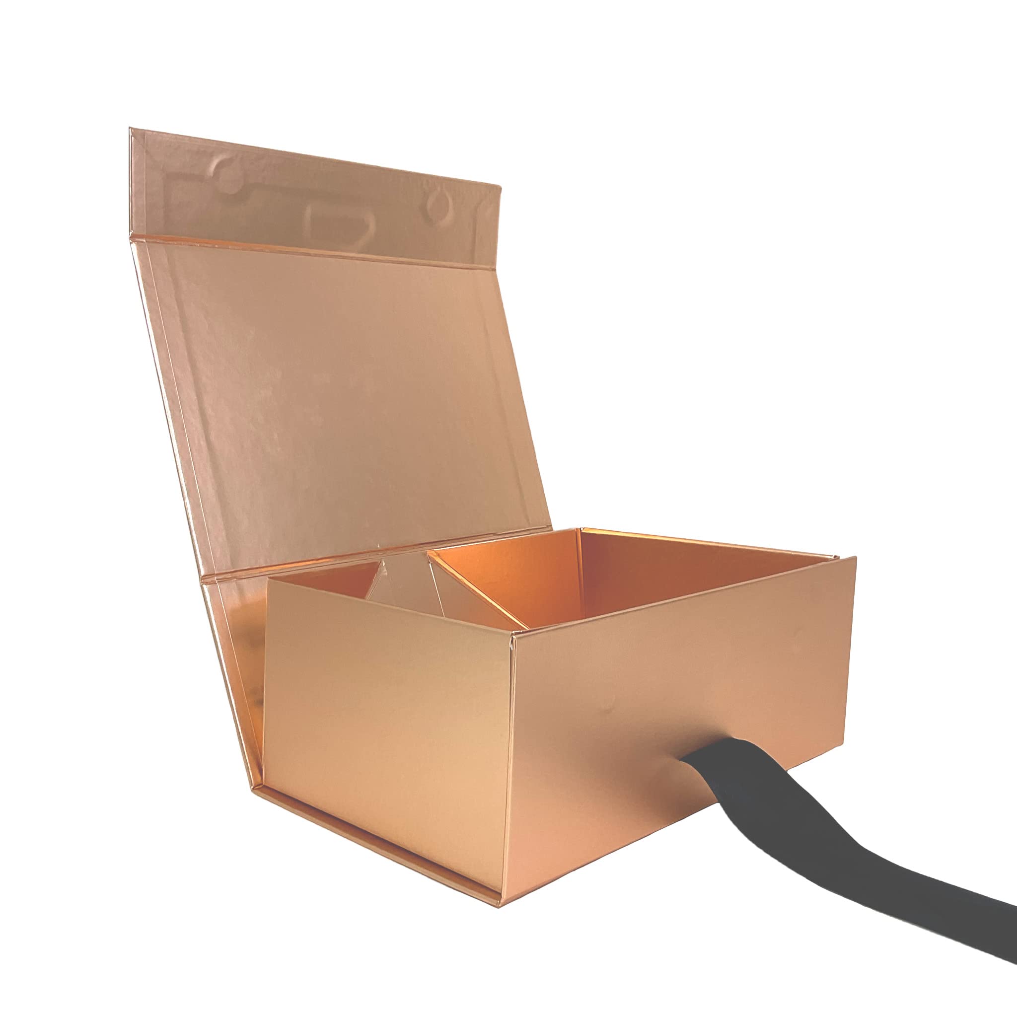 Amazon.com: PACK2PACK Luxury Foldable Gift Box with Fixed Ribbon