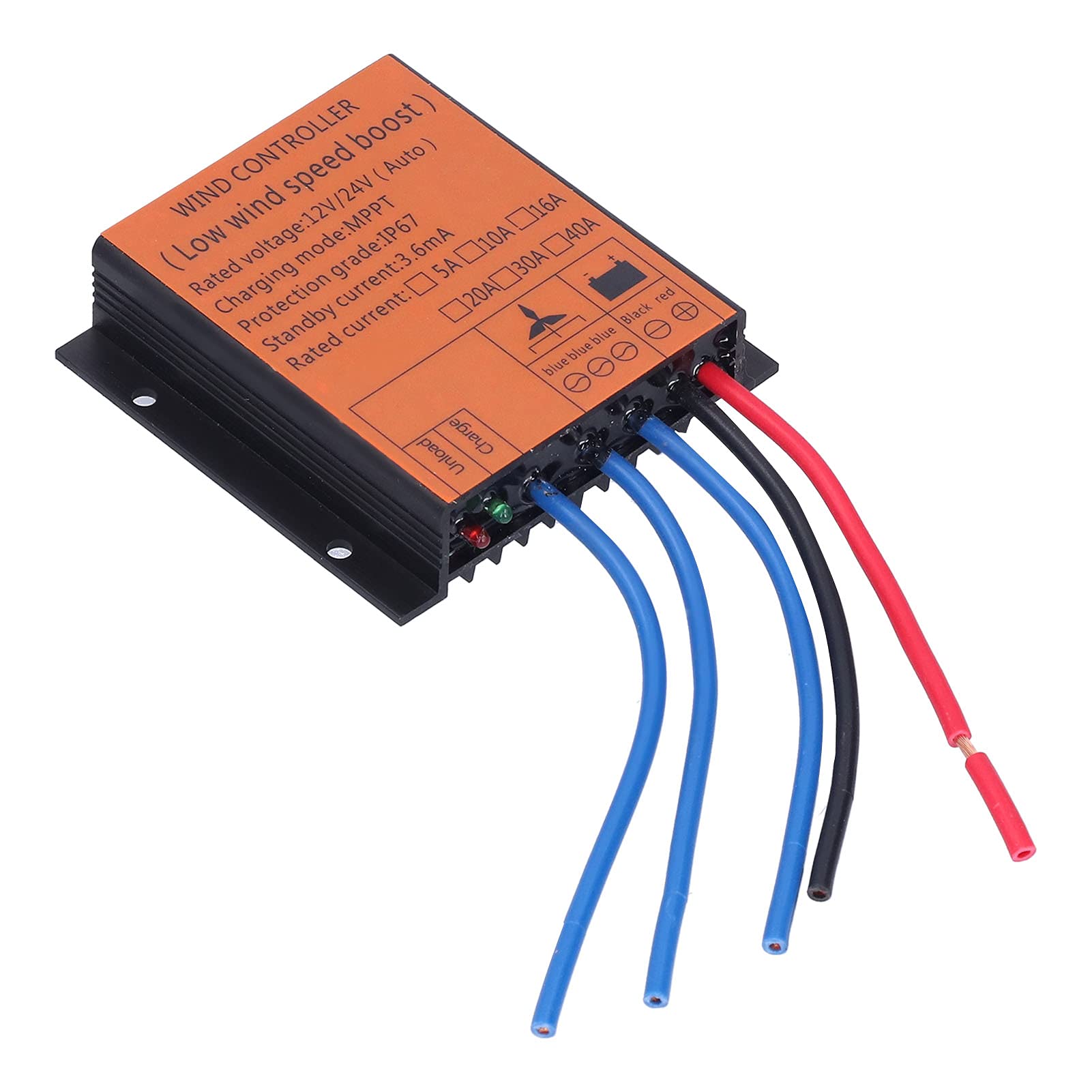 Regolatore di carica del vento, 800 W, regolatore di carica 48 V, impermeabile 20 A, regolatore MPPT per turbine eoliche, regolatore di potenza