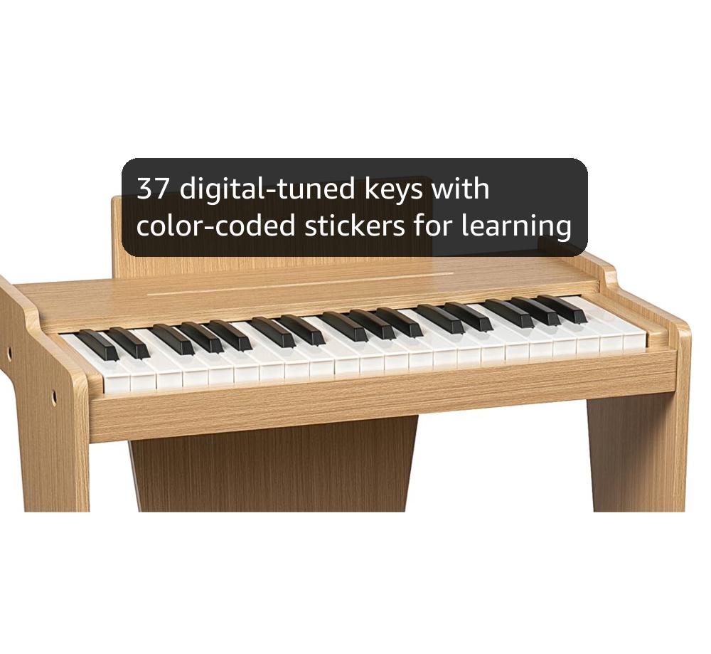 Amazon.com: ZIPPY Kids Piano Keyboard, 37 Keys Digital Piano for