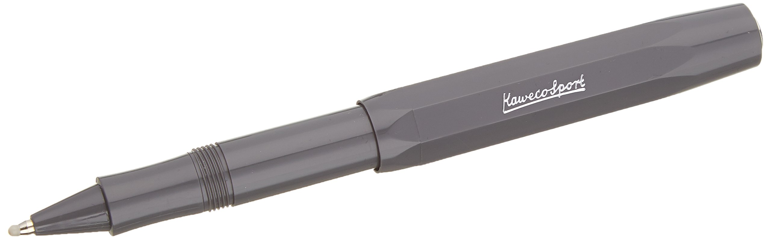 Kaweco SKYLINE SPORT Gel/Ballpoint Pen Grey I Pen Including 0.7 mm Rollerball Pen Refill in Sommery Design with Ceramic Ball I Premium Gel Roller 13 cm - Image 4
