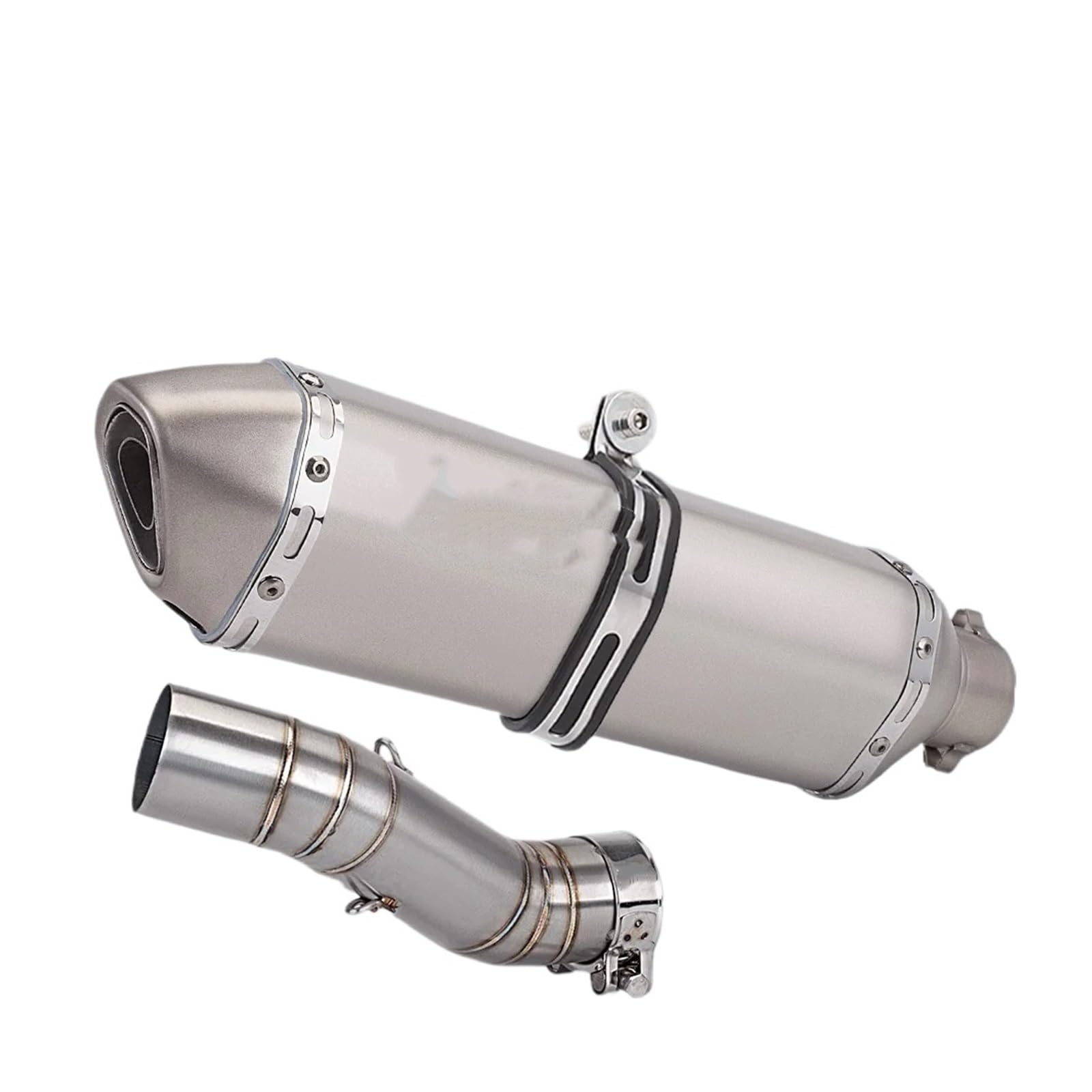rura wydechowa motocyklowy wydech Pasuje Do CBR500R CB500X/F Motocyklowy Układ Wydechowy Zmodyfikowany Tłumik 51mm Rura Z Łączem Środkowym(TYPE-D)