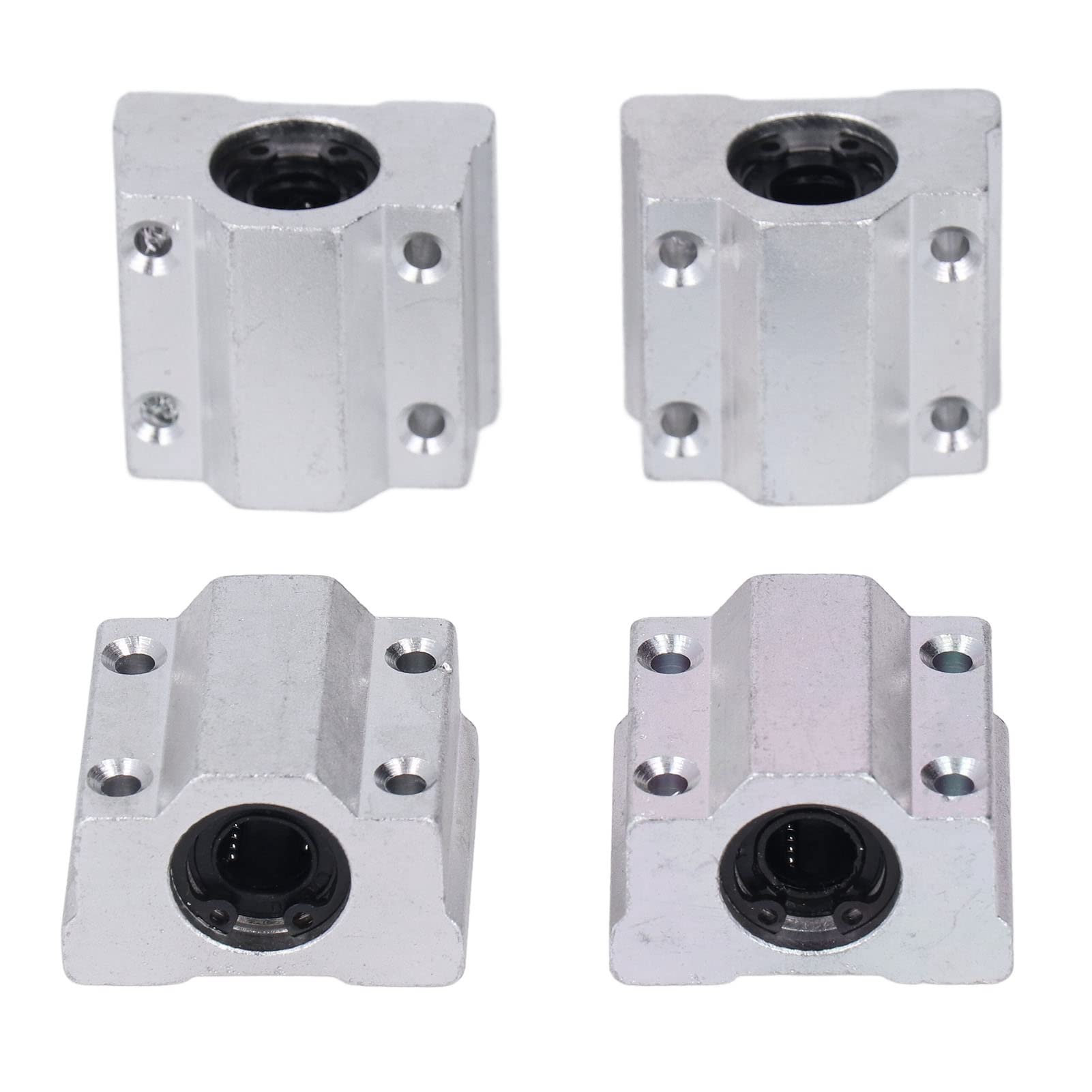 Set viti di comando 8mm 500mm, kit viti di comando T8, assi ottici orizzontali con accoppiatore blocco cuscinetto supporto albero guida, componenti di movimento lineare per