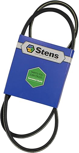Stens 266-164 - Correa de transmisión de borde crudo, 66-14 pulgadas de largo, 12 pulgadas de ancho, reemplaza a Bad Boy 041-6400-00, color negro